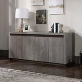 Foundstone™ Kyles 2 - Shelf Storage Cabinet Wood in Brown/Gray, Size 29.76 H x 65.984 W x 20.0 D in | Wayfair F366A1B5DE9D4306A4B05D86396ABCF8