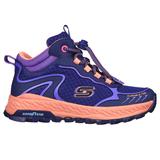 Skechers Girl's Fuse Tread - Extreme Wanderers Boots | Size 2.5 | Navy/Purple | Synthetic/Textile