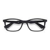 Unisex Rectangle Black Plastic Prescription eyeglasses - EyeBuydirect's Ray-Ban RB7047