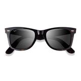 Unisex Square Tortoise Acetate Prescription sunglasses - EyeBuydirect's Ray-Ban RB2140