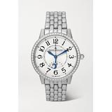 Jaeger-LeCoultre - Rendez-vous Night & Day Automatic 34mm Medium Stainless Steel And Diamond Watch - Silver