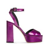 New Betty 120mm Platform Sandals - Purple - Giuseppe Zanotti Heels