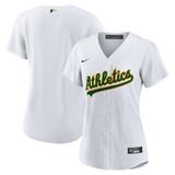 "Women's Nike White Oakland Athletics Home Blank Replica Jersey"