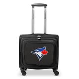 MOJO Black Toronto Blue Jays 14'' Laptop Overnighter Wheeled Bag