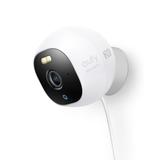 eufy Security Outdoor Cam Pro Wired Surveillance Spotlight Camera 2K HD with Color Night Vision, White