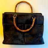 Gucci Bags | Diana Vintage Extra Large Gucci Laptop Work And Travel Ladies Briefcase | Color: Black | Size: Os