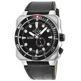 Gv2 By Gevril Men's 4531 Xo Submarine Swiss Automatic Black Leather
