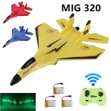 2.4G Glider RC Drone MIG 320 Fixed Wing Airplane Hand Throwing Foam Dron Electric Remote Control Outdoor RC Plane Toys for Boys