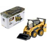 CAT Caterpillar 242D Compact Skid Steer Loader with Operator and Tools High Line Series 1/50 Diecast Model by Diecast Masters