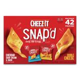 Sunshine Snacks, Cookies, Candy & Gum; Snack Type: Crackers ; Flavor: Cheddar Sour Cream & Onion; Double Cheese ; Container Size: 0.75oz