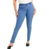 Plus Size Women's June Fit Skinny Jeans by June+Vie in Medium Wash (Size 14 W)