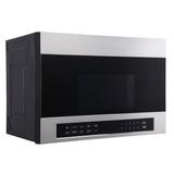Avanti Products Avanti 1.3 Cu. Ft. OTR Microwave Oven, In Stainless Steel in Gray/White, Size 17.0 H x 24.0 W x 16.5 D in | Wayfair MOTR13D3S