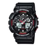 Casio GA-100-1A4ER G-Shock Alarm Chronograph Watch - W1502