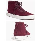 Vans Shoes | Authentic Vans Suede Leather Unisex Sneakers | Color: White | Size: 7