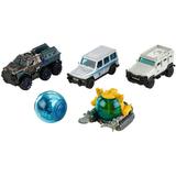 Matchbox Jurassic World 1:64 Die-cast Vehicle and Dinosaur 5-Packs 5 Cars and 1 Mini Figure Toy Gift Set and Collectible