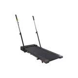Sunny Health & Fitness Slim Folding Treadmill Trekpad with Arm Exercisers, Black