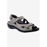 Wide Width Women's Drew Lagoon Sandals by Drew in Pewter (Size 8 W)
