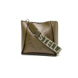 Green Mini Logo Leather Cross Body Bag - Green - Stella McCartney Crossbody Bags