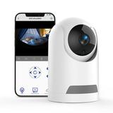 Baby Monitor 360° Wireless 5G Nanny Cam with Safety Alerts 4MP HD WiFi Camera for Human & Pet Detection Home Security Camera with Two-Way Audio Motion Tracking IR Night Vision Sleep Tracking
