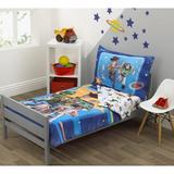 Disney Toy Story Team Toy Toddler Bedding Sets Toddler Bed Blue 4-Pieces