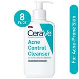 CeraVe Acne Face Wash Acne Cleanser with Salicylic Acid and Purifying Clay for Oily Skin 8 fl oz