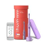 hum by Colgate Smart Electric Toothbrush Kit Rechargeable Sonic Toothbrush with Travel Case Purple