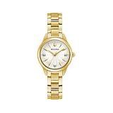 Bulova Goldtone Women's Diamond-Accented Bracelet Watch
