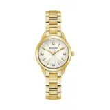Bulova Women's Diamond Accent Gold-Tone Watch - 97P150, Size: Small