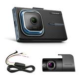 Thinkware X1000 Dual Channel Dash Cam 2K QHD 2560 x 1440 Front and Rear Cam 156° Wide Angle Dashboard Camera Recorder with G-Sensor Sony Sensor Parking Mode 3.5” LCD Touchscreen Night Vision