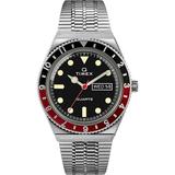 Timex TW2U61300ZV Men s Q Reissue Black Dial Bracelet Watch