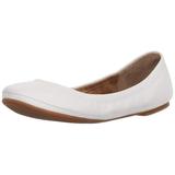Womens Emmie Leather Closed Toe Ballet Flats