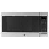 GE® 1.6 Cubic Foot Countertop Microwave Oven Stainless Steel JES1657SMSS