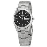 Seiko Essentials Quartz Black Dial Men s Watch SUR361