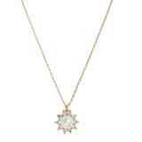 Kate Spade Jewelry | Kate Spade Gold Sunny Pearl Halo Necklace | Color: Gold/White | Size: Os