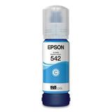 Epson (T542) EcoTank Pro ET-5800 ET-5850 ET-5880 ET-16600 ET-16650 Dye Cyan Ink Bottle with Sensormatic