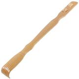 Cp Bamboo Wood Back Scratcher With 2 Rollers -Back Scratcher Massage Tool 18 Great For The Hoildays
