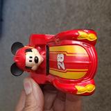 Disney Toys | Disney Mickey Mouse Roadster Die-Cast Red Car | Color: Red | Size: Osbb