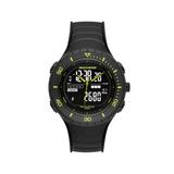 Skechers Men's Unibody Pedometer Watch | Black/Yellow