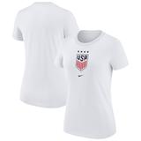 Women's Nike White USWNT Crest T-Shirt