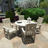 SEQUOIA PROFESSIONAL Swing Round 2 - Person 62.5" Long Outdoor Dining Set Plastic in White, Size 62.5 W x 42.0 D in | Wayfair CM-ST3SQ48LD-WAE