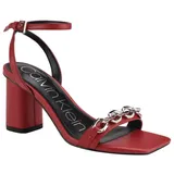 Calvin Klein Women's Cartina Dress Sandals, Red, 8.5M