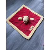 Disney Other | Disney Baby Winnie The Pooh Red Lovey Security Blanket Soft | Color: Red/Yellow | Size: Os