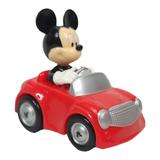 Disney Toys | Disney Mickey Mouse Push Car 3 Toy Vehicle Red Plastic Tcg | Color: Red | Size: 3