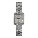 Michael Kors Accessories | Michael Kors Crystal Pave Square Face Watch | Color: Gray/Silver | Size: Os