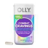 OLLY Combat Cravings - Reduces Cravings & Supports Metabolism - 30 Capsules | 30-Day Supply - A blend of Chromium, Green Tea, Goji Berry & Ginger