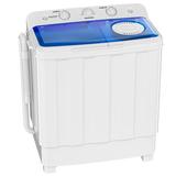 Auertech 28Lbs Portable Washing Machine Compact Twin Tub Washer Spinner w/ Drain Pump Timer, Size 32.0 H x 27.0 W x 15.0 D in | Wayfair AU8590