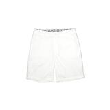Scout Sports Athletic Shorts: White Solid Activewear - Women's Size X-Small