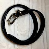 Coach Accessories | Coach Black Leather Braided Belt. 42 Inches In Length 1 14 Inch Wide. Like New | Color: Black | Size: 42 Inches In Length X 1 14 Inches In Width