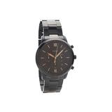 Fossil FS5525 Neutra Black IP Chronograph Bracelet Watch - W10177