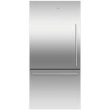 Fisher & Paykel Series 5 Contemporary 32 in. 16.9 cu. ft. Counter Depth Bottom Freezer Refrigerator - Stainless Steel